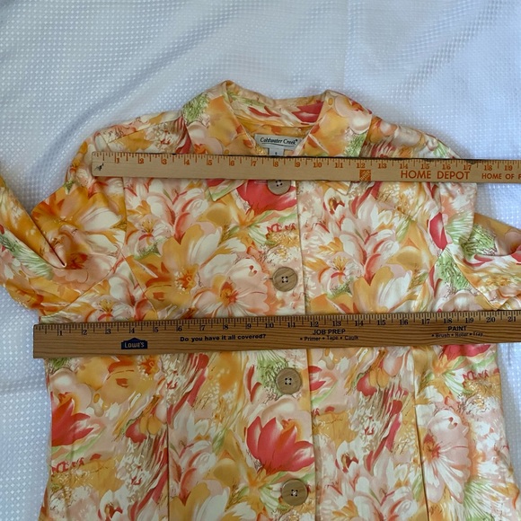 Coldwater Creek Spring Suit blazer Dress Casual size S, floral print. - Picture 5 of 15